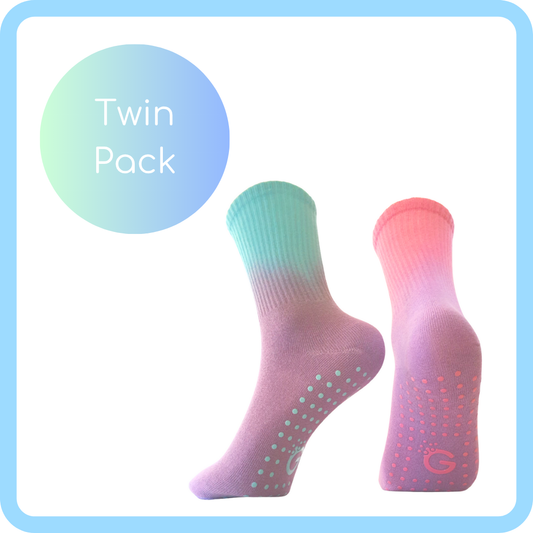 2 Pack Crew Socks