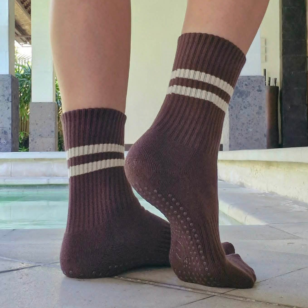 Sports Crew Grip Socks