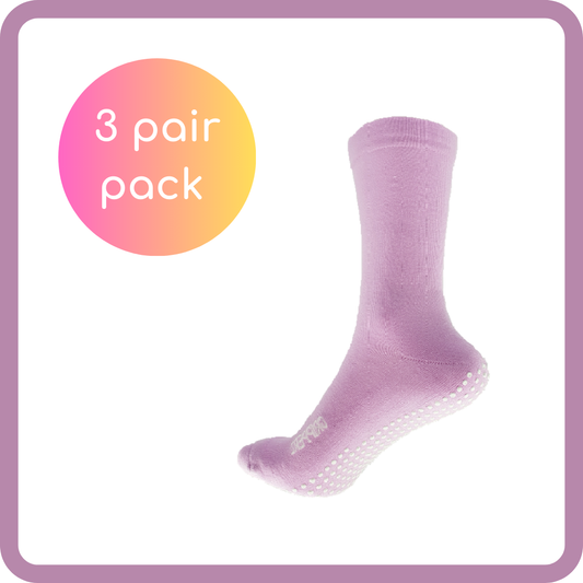 3 Pack Lilac Circulation Socks - Small