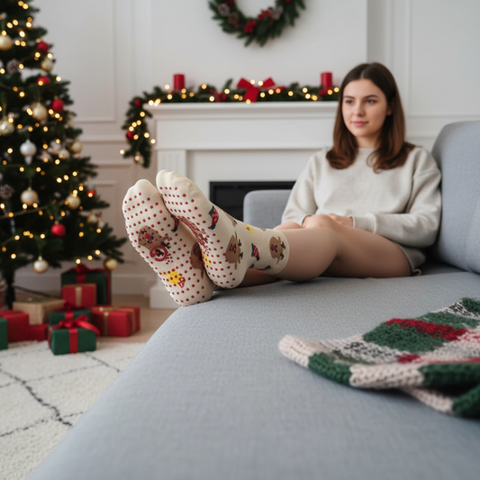 Christmas Grip Socks