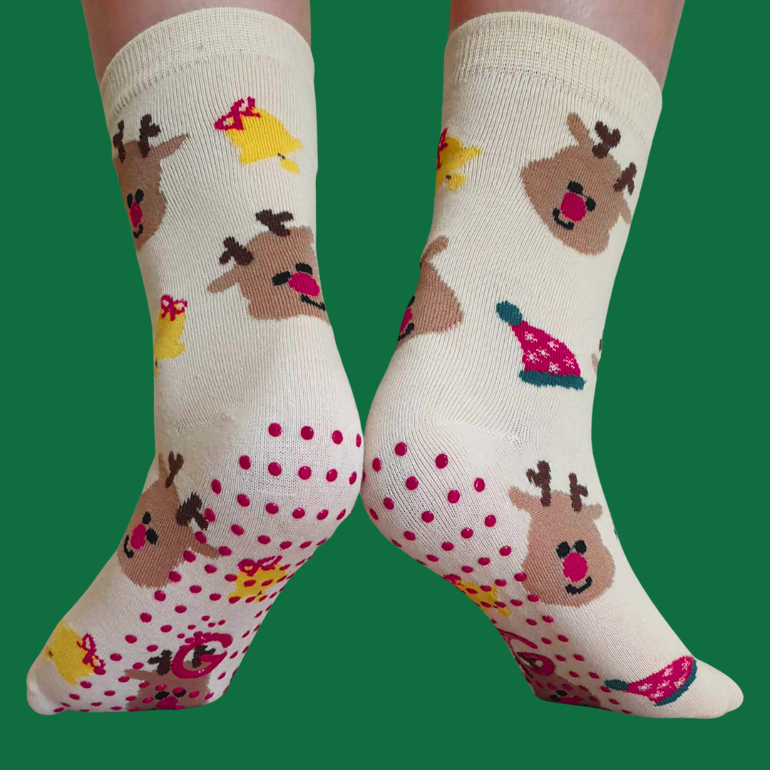 Christmas Grip Socks